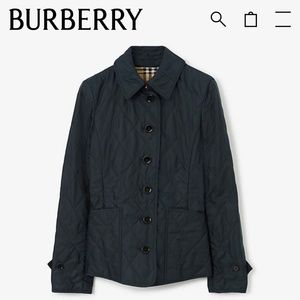 Burberry Quilted Navy Blue Thermoregulated Jacket